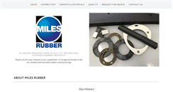 Desktop Screenshot of milesrubber.com